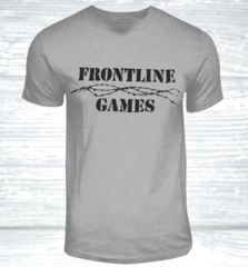 Frontline Games T-Shirt - v2 - Grey - Mens